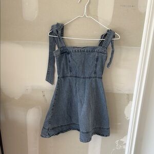 Mini Denim Dress